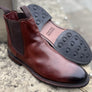 Barker Wick in Rosewood Dip Dyed pull on boot G fit