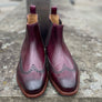 Barker Mersey - Burgundy Hand Patina UK 10