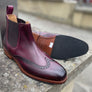 Barker Mersey - Burgundy Hand Patina UK 10