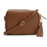 Ellie Beaumont Cross Body Bag Dark Tan