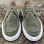 Giorgio Green suede summer shoe Custom Made For The Shoe Healer