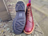 Gregory in Burgundy Cutter leather Tricker's MTO exclusive to The Shoe Healer