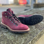 Barker Julie - Plum Waxy Suede UK 4.5