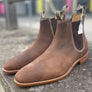 Barker Mansfield - Brown Waxy Suede / Leather Sole / UK 7 1/2