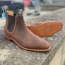 Barker Mansfield - Brown Waxy Suede / Leather Sole / UK 7 1/2