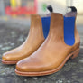 Barker Violet - Cedar Calf / Blue Elastic