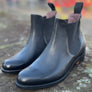 Barker Violet - Black Calf