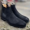 Barker Sutton - Black Waxy Suede