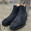 Barker Sutton - Black Waxy Suede