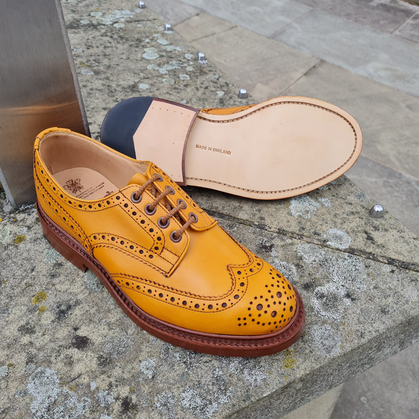 Trickers Bourton - Acorn Antique / Leather Sole – The Shoe Healer