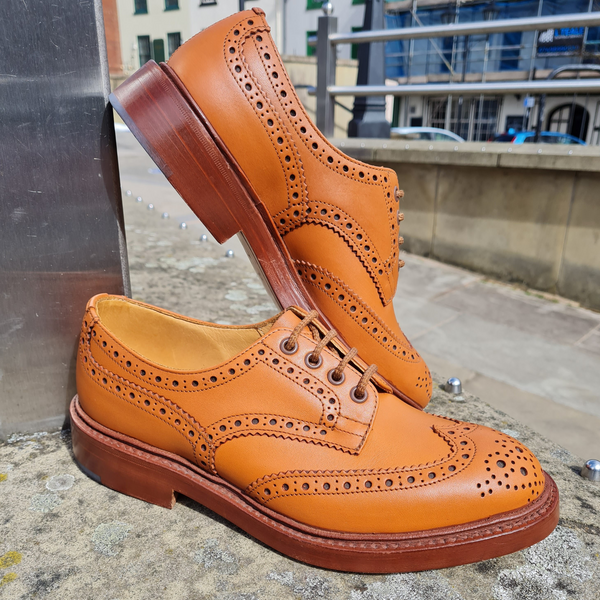 Trickers Bourton - C-Shade Tan / Leather Sole – The Shoe Healer