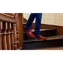 Barker McClean - Red Handpainted / Navy Suede