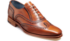 Barker Spencer - Antique Rosewood / Navy Calf