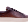Barker Paisley Sneaker - Chestnut Hand Painted