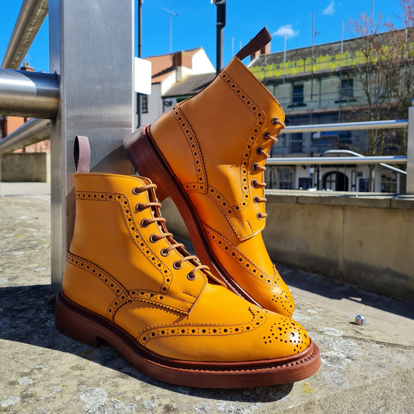 Trickers Stow - Acorn Antique Dainite or Leather Sole – The Shoe 