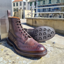 Trickers Stow - Espresso Burnished Dainite or Leather Sole
