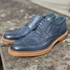 Barker Bailey - Navy Hand Painted Ex Display Size 8 Only