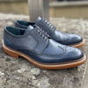 Barker Bailey - Navy Hand Painted Ex Display Size 8 Only