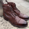 Barker Bourne in Rosewood Dip Dyed pull on boot G fit
