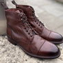 Barker Bourne in Rosewood Dip Dyed pull on boot G fit