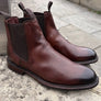 Barker Wick in Rosewood Dip Dyed pull on boot G fit