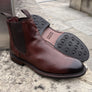 Barker Wick in Rosewood Dip Dyed pull on boot G fit