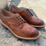 Trickers Bourton - Chestnut- Brown Ridgeway Sole