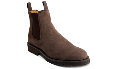 Barker Camborne - Brown Waxy Suede G Fitting