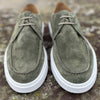 Giorgio Green suede summer shoe Custom Made For The Shoe Healer