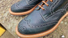 Stow in Green Cutter leather Tricker's MTO exclusive to The Shoe Healer