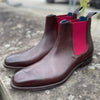 Barker Hopper - Dark Walnut / Burgundy Ex Display / UK 10