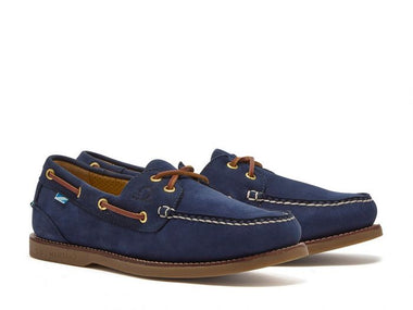 CHATHAM LYME G2 - NAVY PREMIUM NUBUCK BOAT SHOES