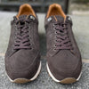 Barker Seb - Dark Brown Suede / UK 9