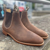 Barker Mansfield - Brown Waxy Suede / Leather Sole / UK 11