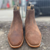 Barker Mansfield - Brown Waxy Suede / Leather Sole / UK 11