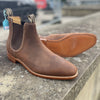 Barker Mansfield - Brown Waxy Suede / Leather Sole / UK 11