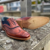 Barker McClean - Rosewood Calf / Navy Suede