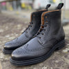 Berwick ‘Taylor’ MTO Brogue Boot in Black Grain