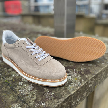 Giorgio Beige Suede Summer Shoe Custom Made For The Shoe Healer