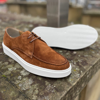 Giorgio Tan suede summer shoe Custom Made For The Shoe Healer