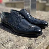 Barker Woodbridge - Black Hi-Shine UK 10