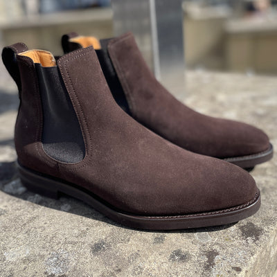 Berwick 376-K2 Chelsea Boot - Brown Suede