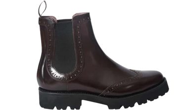 Barker Jessie - Burgundy Polished Leather