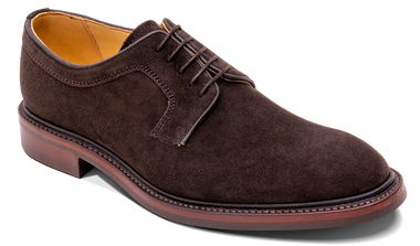 Barker Kirkby - Dark Brown Suede