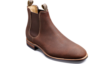 Barker Mansfield - Mid Brown Waxy Suede / Dainite Sole