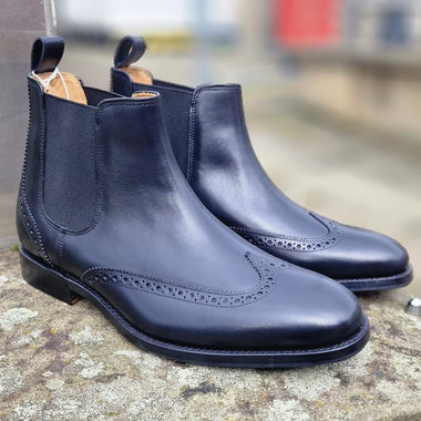 Barker Mersey - Black Calf UK 8