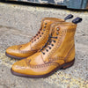 Berwick 322 Brogue Boot - Tan