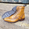 Berwick 322 Brogue Boot - Tan