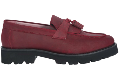 Barker Tia - Burgundy Suede