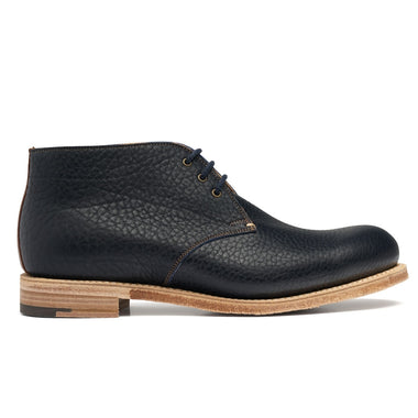 Cheaney Anoa Chukka in Navy Buffalo Leather